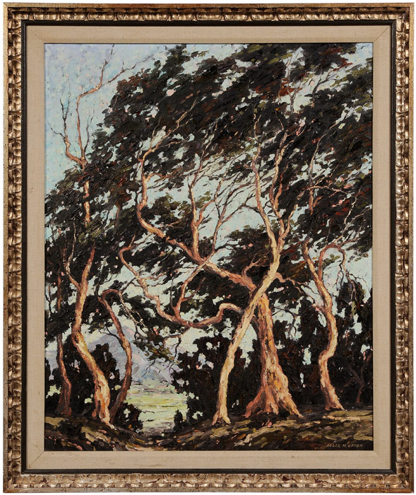 Appraisal: Roger Moulton Upton California - Eucalyptus Trees signed lower right