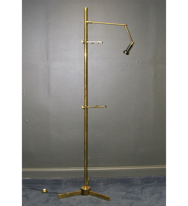 Appraisal: Arredoluce Italian easel lamp ca Brass Manufacturer's label underneath ARREDOLUCE