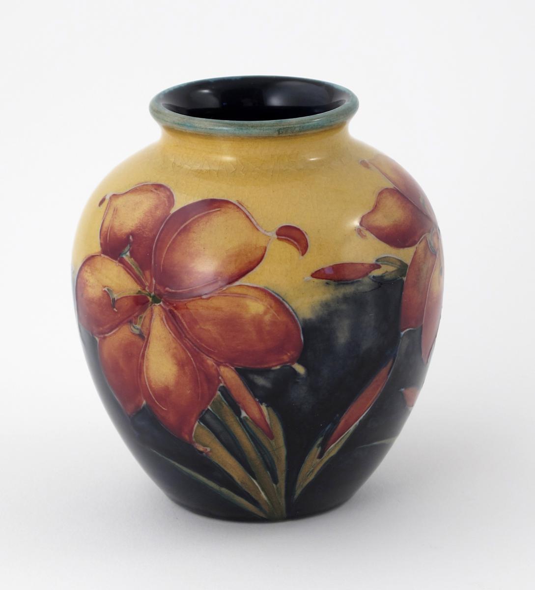 Appraisal: African Lily a Moorcroft Pottery vase