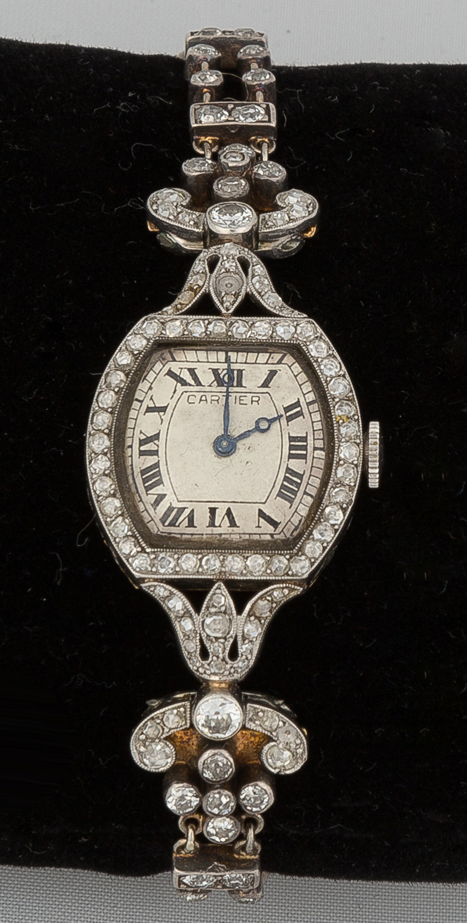 Appraisal: Vintage Cartier Gold Diamond Watch