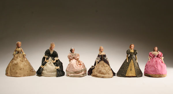 Appraisal: Bernard Ravca -Paris-New York- original hand made paper mache dolls