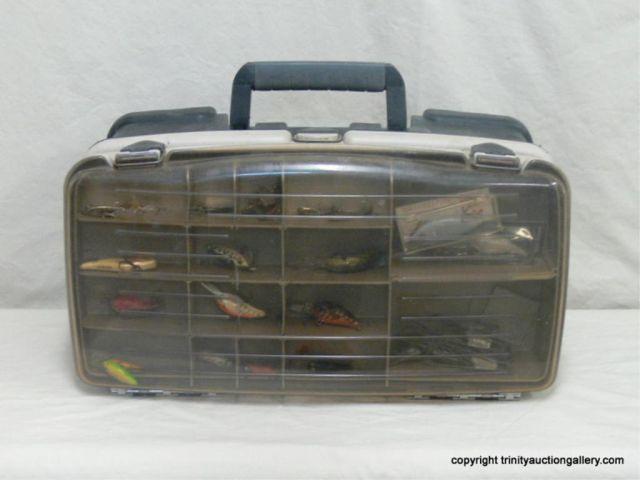 Appraisal: Bait Box Fishing Tackle Box with Lures etc Double decker