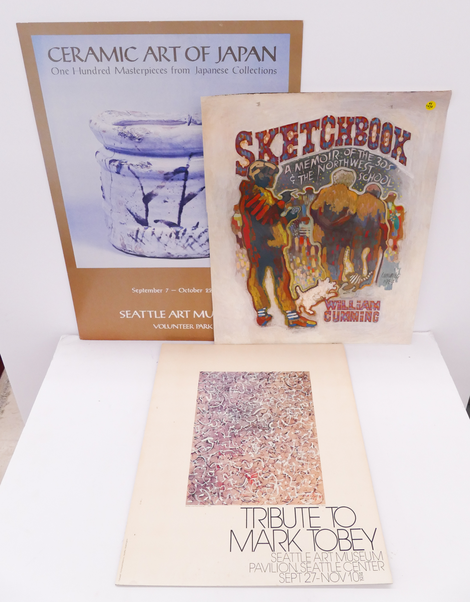 Appraisal: pc William Cumming 'Sketchbook' Mark Tobey Posters- unframed- Largest x