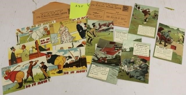 Appraisal: TWO GROUPS OF RARE EARLY TH C POSTCARDS GROUP ONE