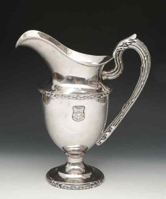 Appraisal: A CHINESE YU CHANG SILVER REGIMENTAL JUG made for the