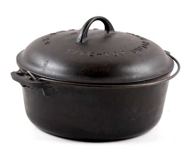 Appraisal: Griswold No Cast Iron Tite-Top Dutch Oven For your bidding