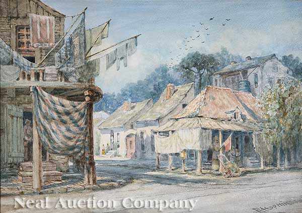 Appraisal: Robert Hopkin American - Dauphine Street French Quarter New Orleans