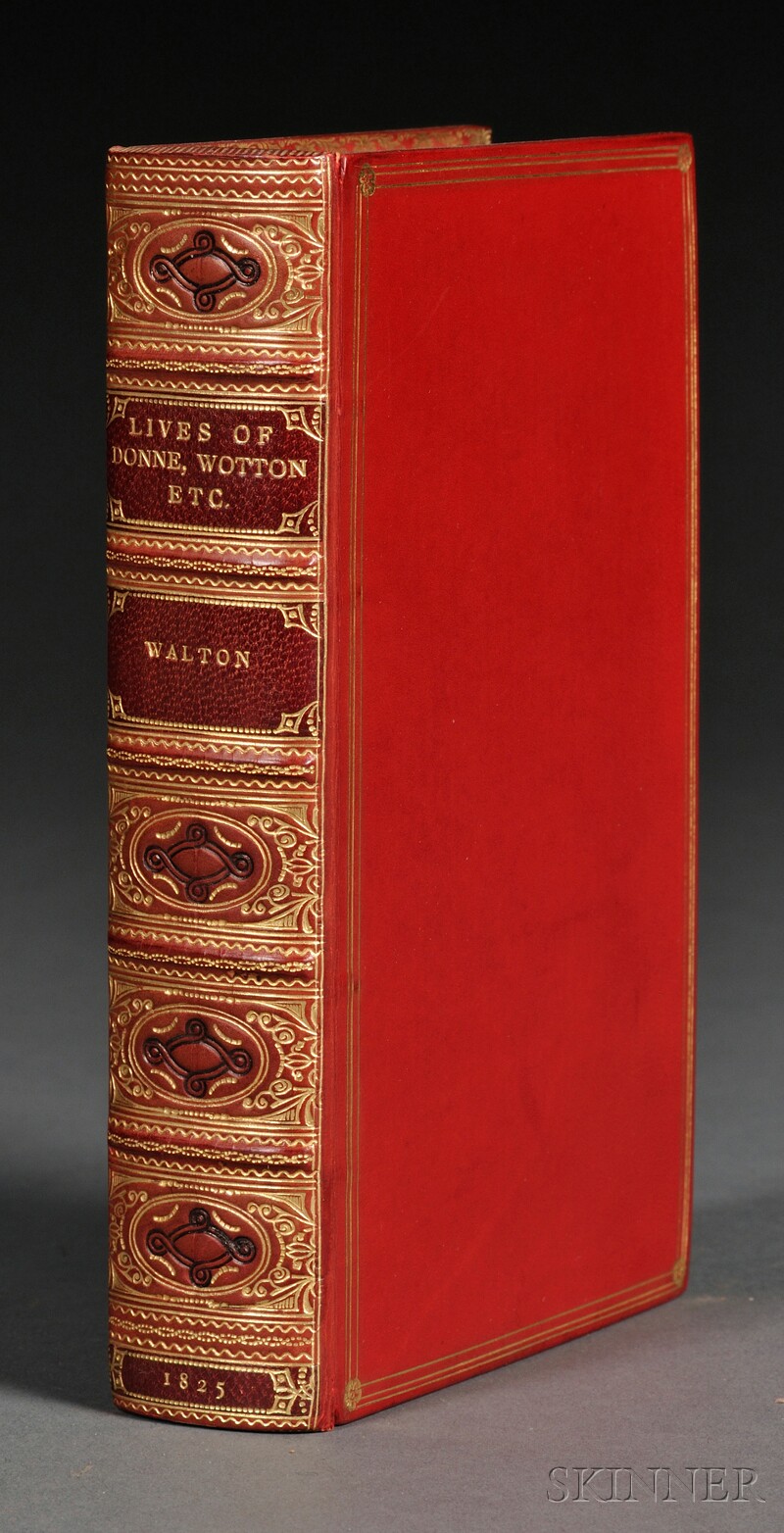 Appraisal: Walton Izaak - Decorative Binding The Lives of Dr John