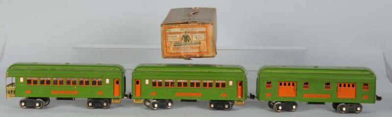 Appraisal: Lot of Lionel Standard Gauge Passenger Cars Description Pre-War Includes