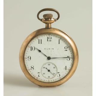 Appraisal: k Gold Elgin Pocket Watch k gold Elgin jewel pocket