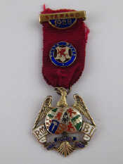 Appraisal: A Stewards badge of the Royal Masonic Benevolent Institution North