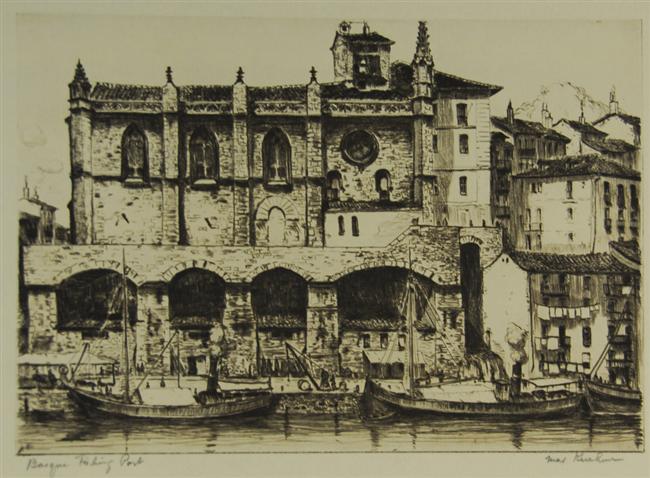 Appraisal: MAX KUEHNE American - SUITE OF FOURTEEN ETCHINGS OF SPAIN