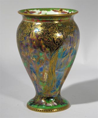 Appraisal: Jewelled Tree' a Wedgwood Fairyland Lustre vase designed by Daisy