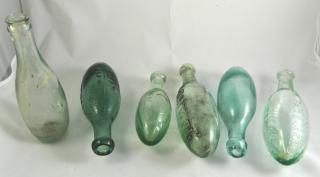 Appraisal: Soda torpedo bottles Soda- torpedo- 'Andrew Heath Coventry' 'Nathl Smith