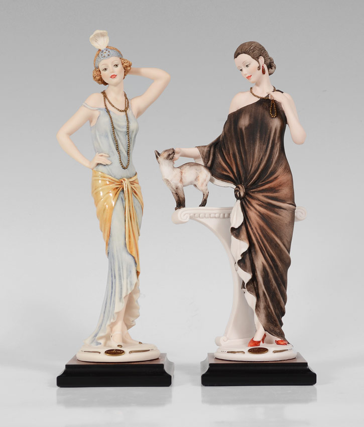 Appraisal: GIUSEPPE ARMANI FLORENCE SCULTURE d'ARTE FIGURINES REGINE C '' DANIELLE