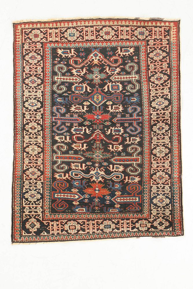 Appraisal: Antique Perpedil Rug Caucasus ' '' x ' '' Antique