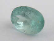 Appraisal: A loose polished emerald accompanied by GLC Gemstone Brief Report