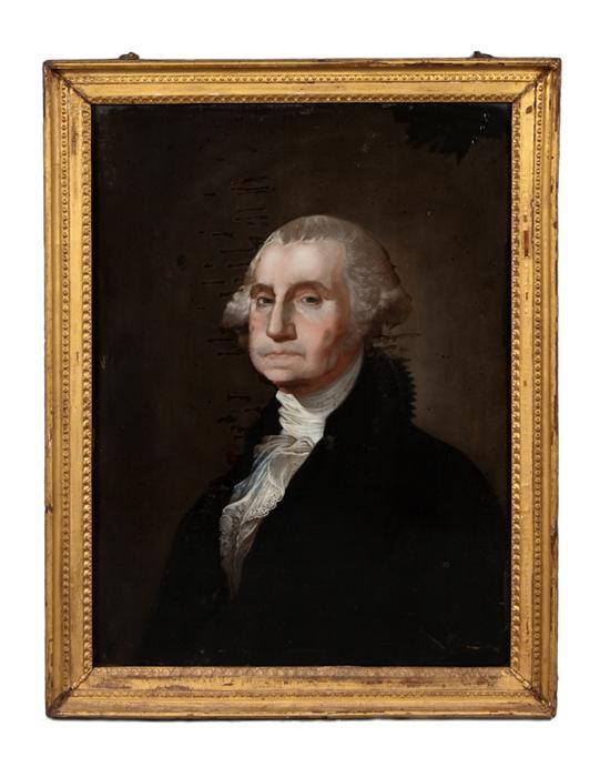 Appraisal: China Trade early th century Portrait of George Washington after