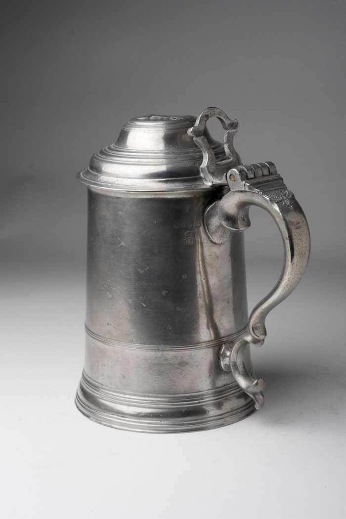 Appraisal: PEWTER TANKARD JOHN TOWNSEND AND THOMAS GIFFIN LONDON ENGLAND CIRCA