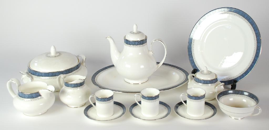 Appraisal: PIECE ROYAL DOULTON 'SHERBROOKE' PATTERN CHINA PART COFFEE AND DINNER