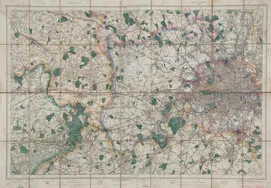 Appraisal: Ordnance Survey - London and its western environs showing from