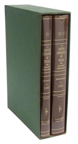 Appraisal: volumes Book The Cattle Industry of Texas and Adjacent Territories