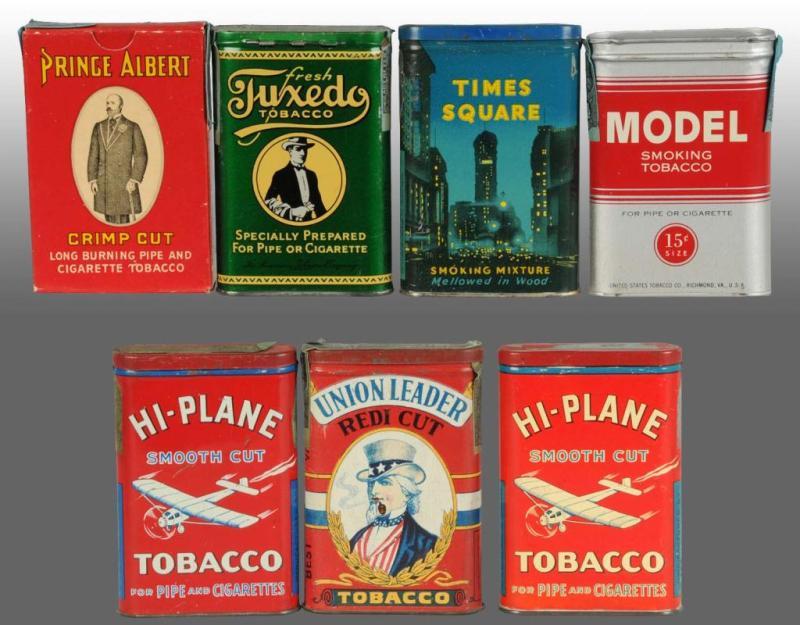 Appraisal: Lot of Tobacco Pocket Tins and Boxes Description Includes two