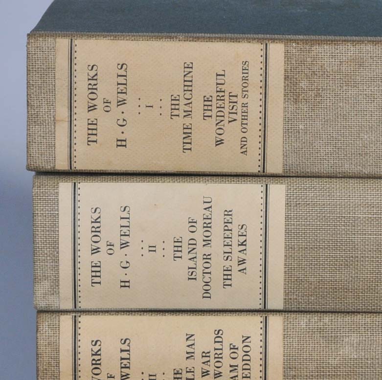 Appraisal: Works of H G Wells Atlantic Edition Charles Scribner Sons