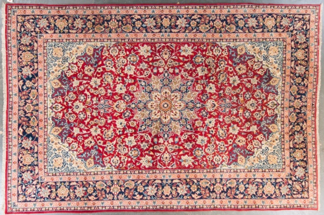 Appraisal: Najafabad carpet Iran circa approx x