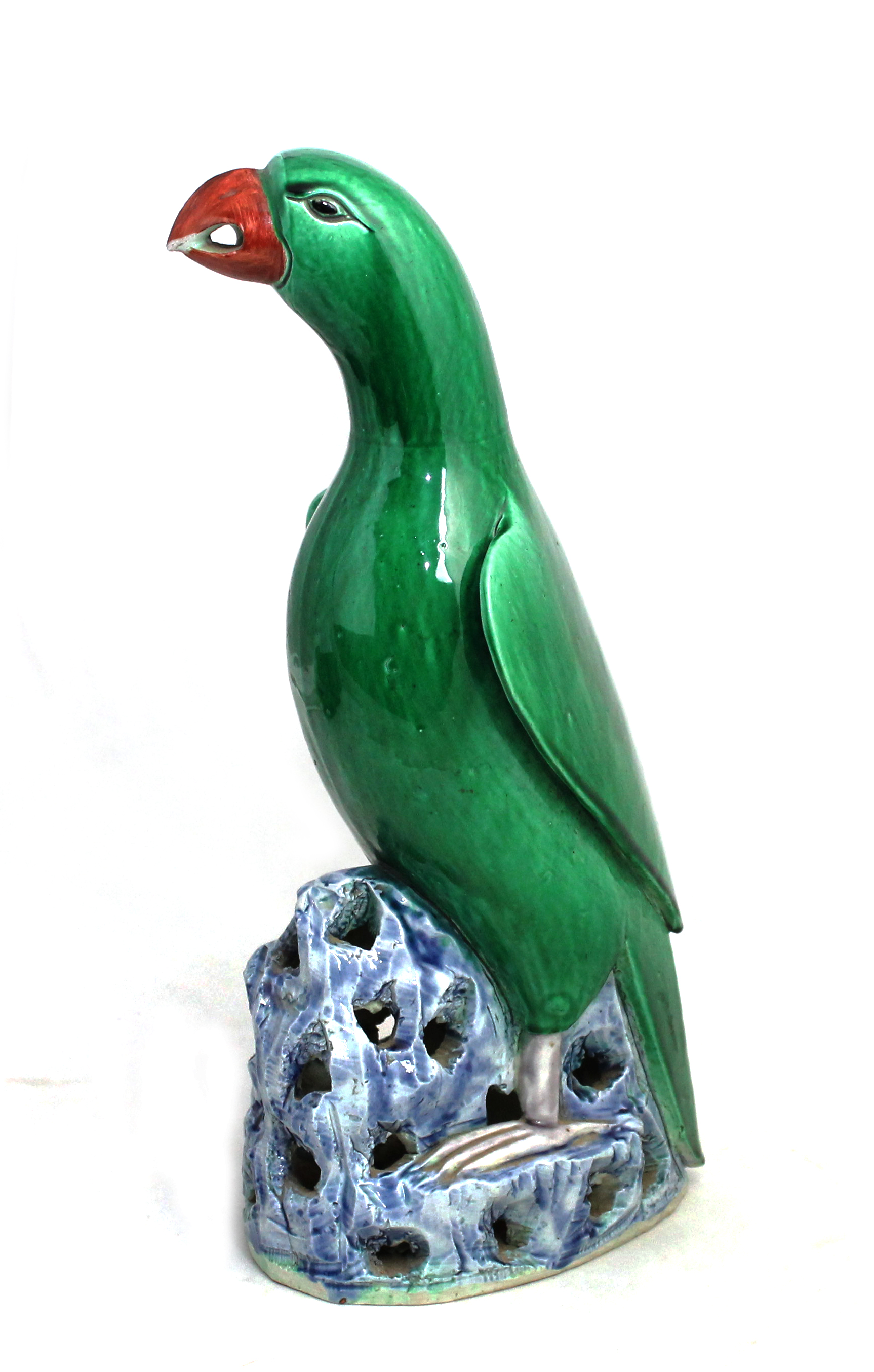 Appraisal: A large Chinese export porcelain parrot late th th century