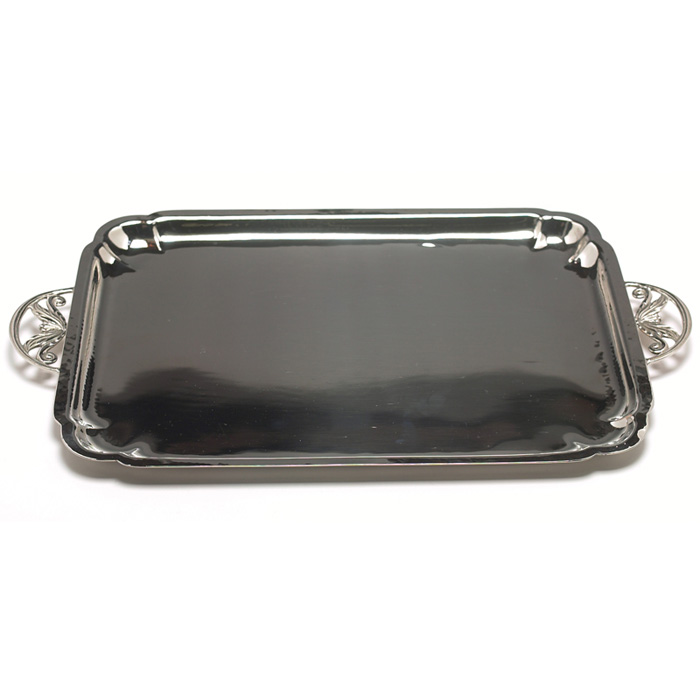 Appraisal: Cellini Craft tray designed by Hans Grag silver on hand