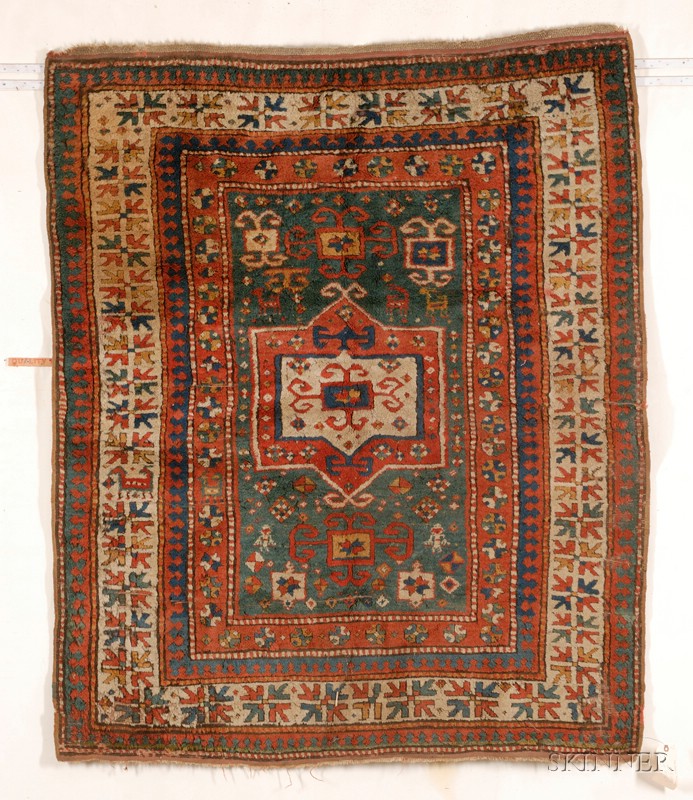 Appraisal: Fachralo Kazak Prayer Rug Southwest Caucasus last quarter th century