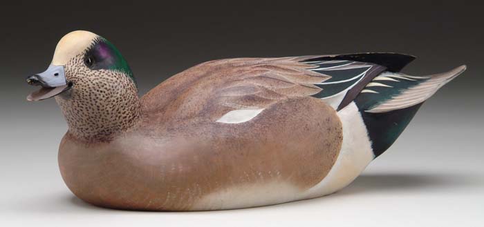 Appraisal: RARE DECORATIVE WIDGEN DRAKE DECOY BY PATRICK R GODIN This