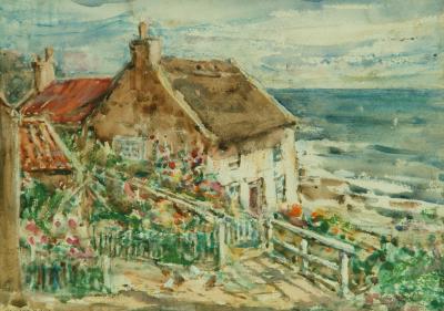 Appraisal: ROWLAND HENRY HILL - Lady Palmer's Cottage at Runswick Bay