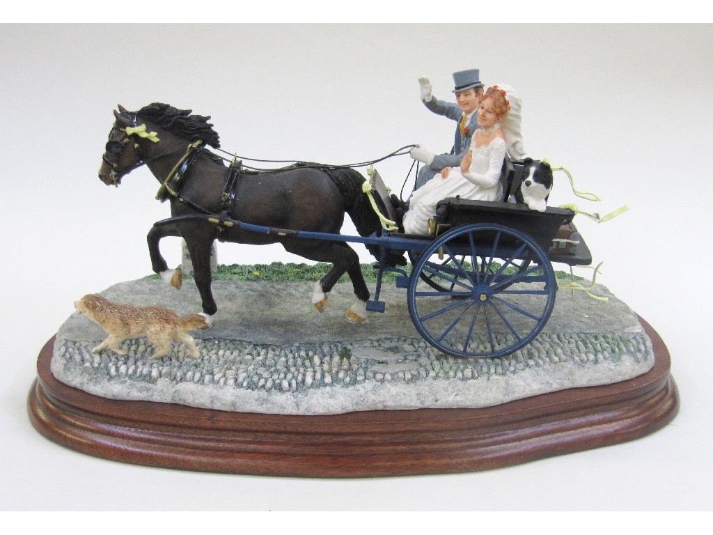 Appraisal: Border Fine Arts group 'Just Married' model no Bo by