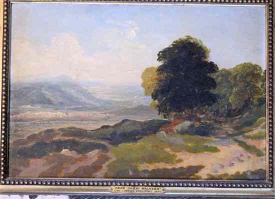 Appraisal: Attributed to Anthony Vandyke Copley Fielding - oil on board