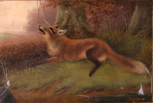 Appraisal: Artist Cleminson Robert British active - circa Title Fox Resting