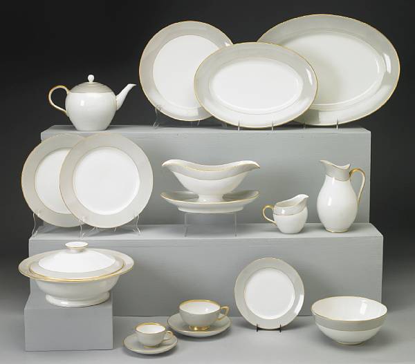 Appraisal: A Berlin porcelain dinner service second quarter th century Each