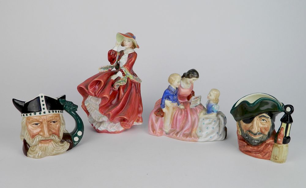 Appraisal: Royal Doulton figures Royal Doulton figures- Bedtime Story Top of