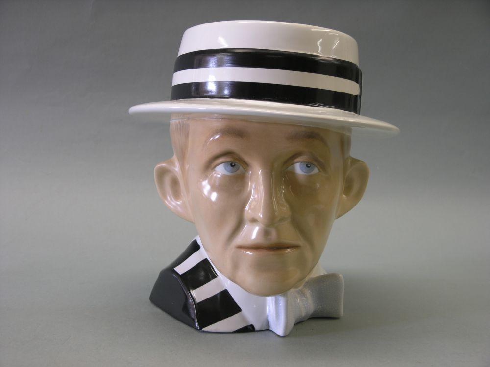 Appraisal: A Staffordshire pottery portrait bust Bing Crosby wearing bow tie