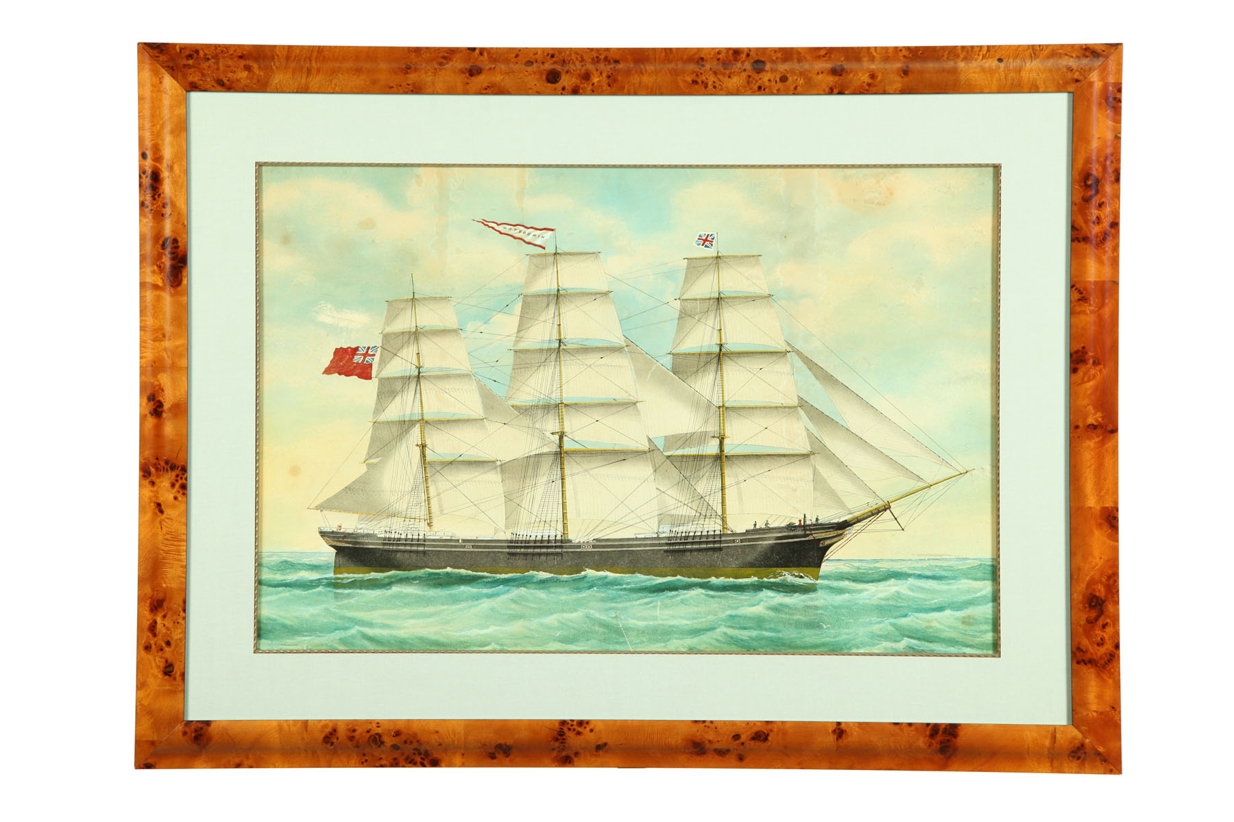 Appraisal: PORTRAIT OF THE SHIP HINDOSTAN SCHOOL OF EDOUARD ADAM SR