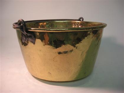 Appraisal: Copper basin th th century H in Dia in