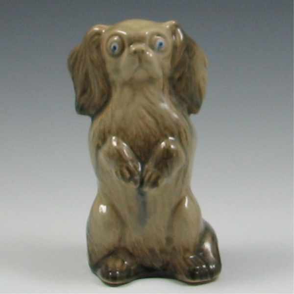 Appraisal: Robinson Ransbottom Dog unmarked small glaze chip on the back