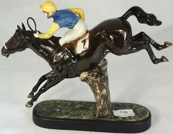 Appraisal: Beswick Steeplechaser Jumping Fence