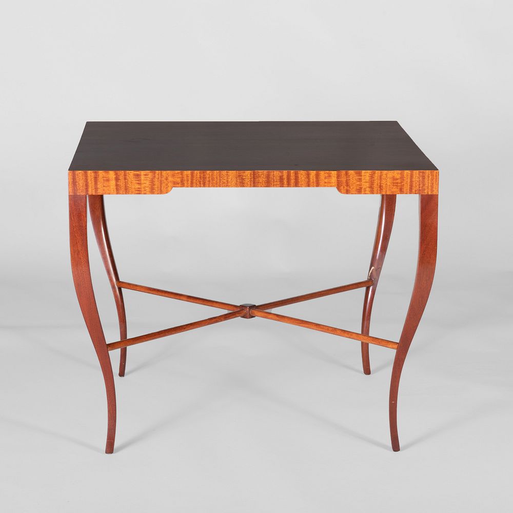 Appraisal: Tommi Parzinger Mahogany Low Table x x in Property from