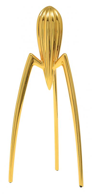 Appraisal: PHILIPPE STARCK GOLD PLATED ALUMINIUM JUICE SQUEEZER for Alessi limited