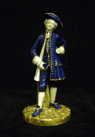 Appraisal: A Royal Worcester porcelain figure of a Georgian Gallant signed