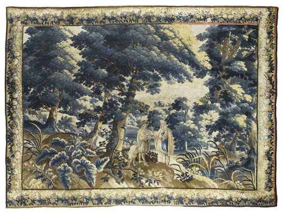 Appraisal: TAPESTRY Louis XV Manufacture d'Aubusson circa H cm W cm