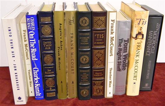 Appraisal: BOOKS Signed books memoirs and other non-fiction Frank McCourt four