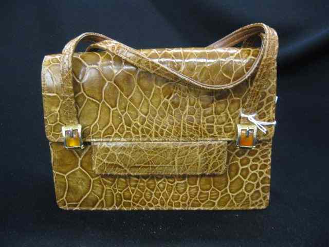 Appraisal: French Turtle Handbag '' X ''